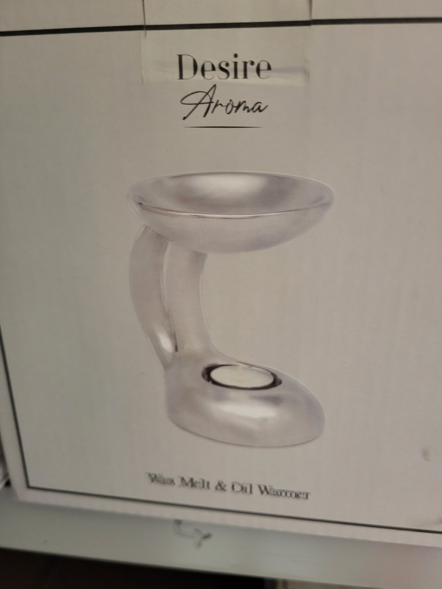 Stand Wax Melt/Oil Burner - Silver