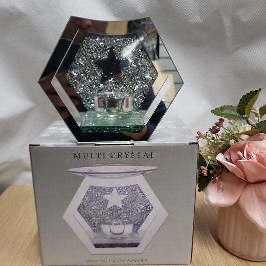 Hexagon Star Glitter wax oil Burner