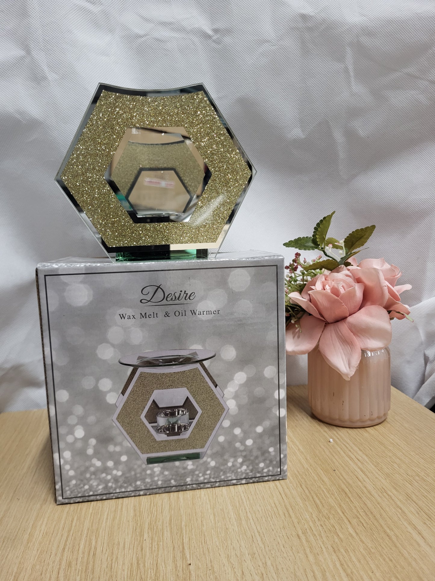 Hex Glitter Wax Melt Oil Burner