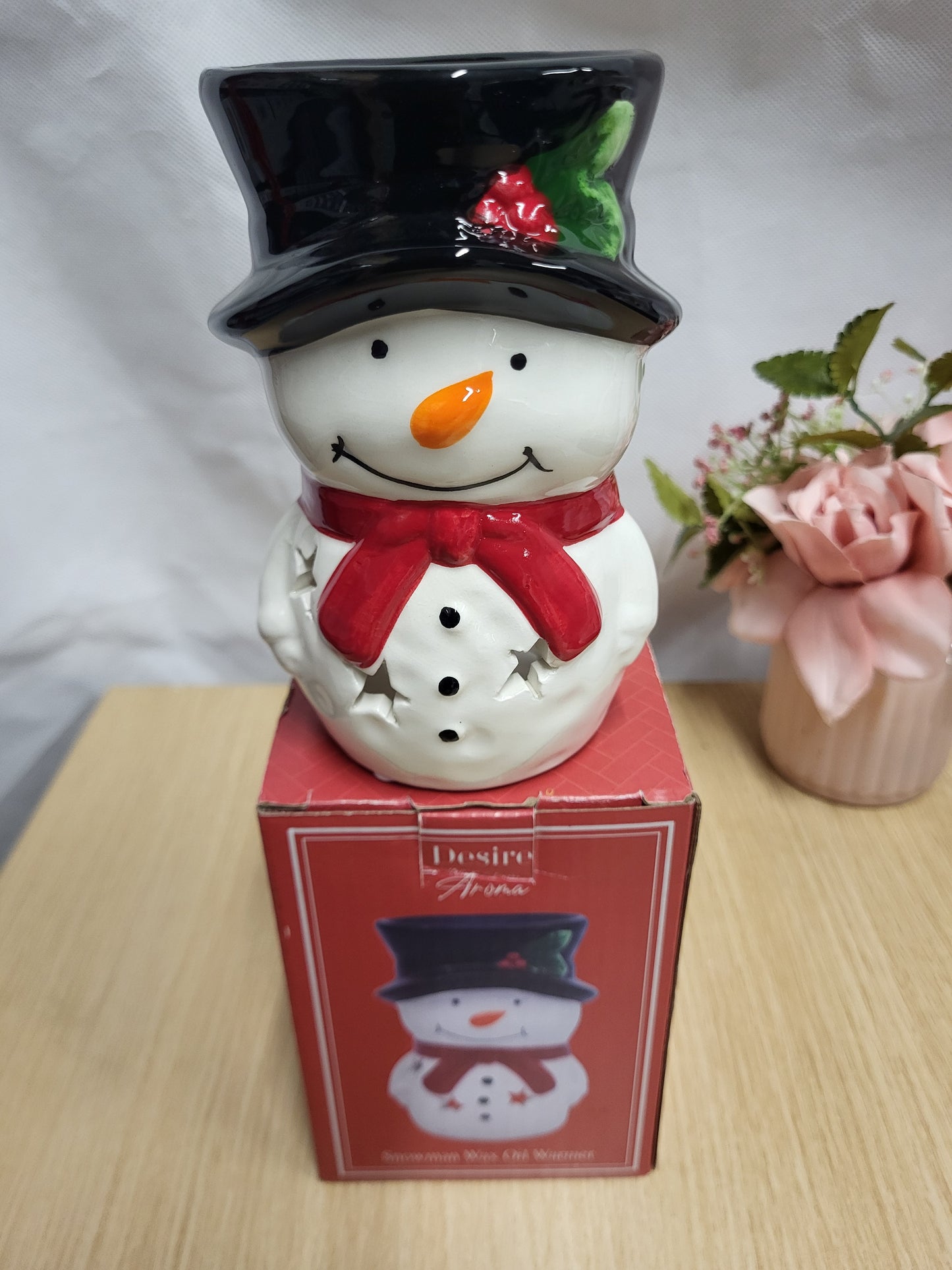 Snowman Wax Melt Oil Burner