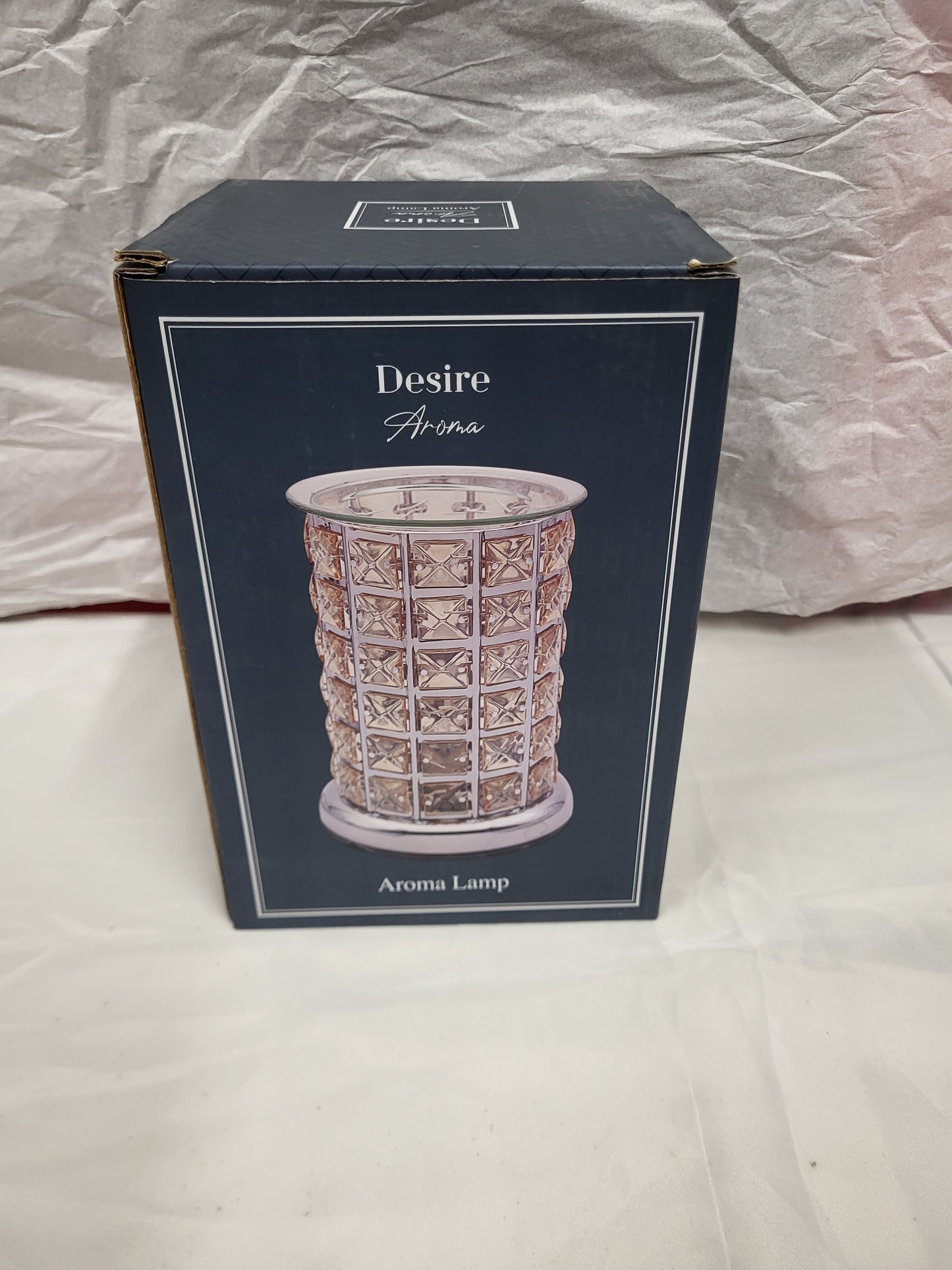 Diana Jewels Electric Lamp Amber / Clear with Dish # 6 different design