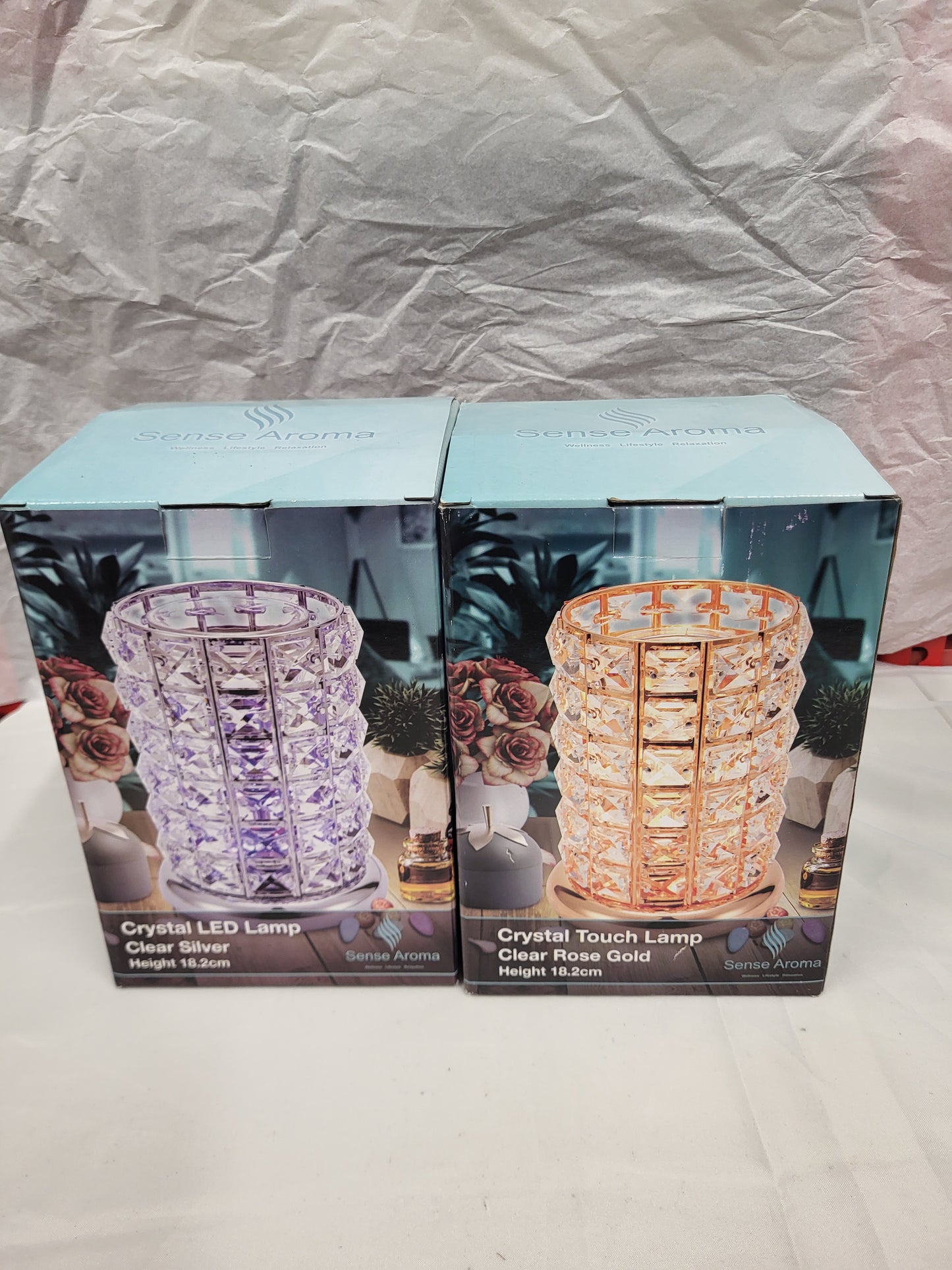 Lifestyle Crystal LED Lamp # wax melt burner # 2 different Colour