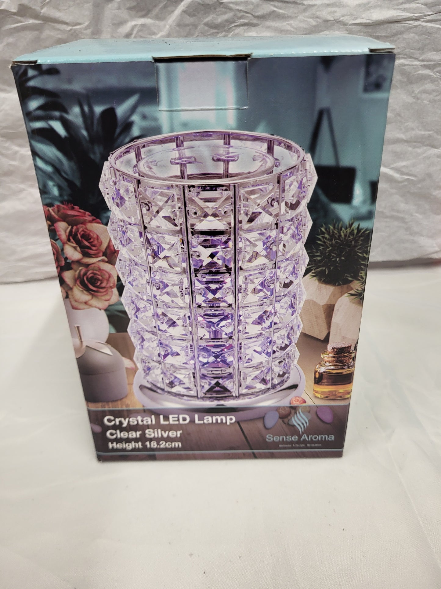 Lifestyle Crystal LED Lamp # wax melt burner # 2 different Colour