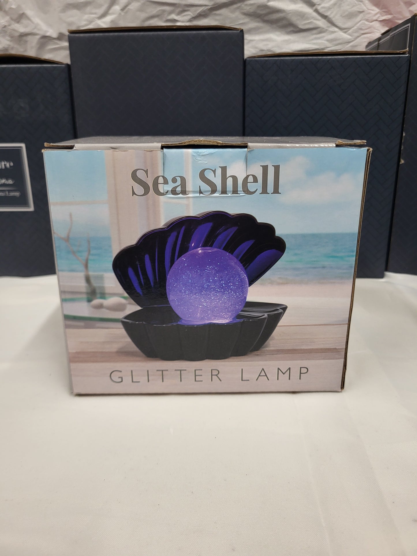 Sea Shell Electric Glitter Lamp # Crystal Ball