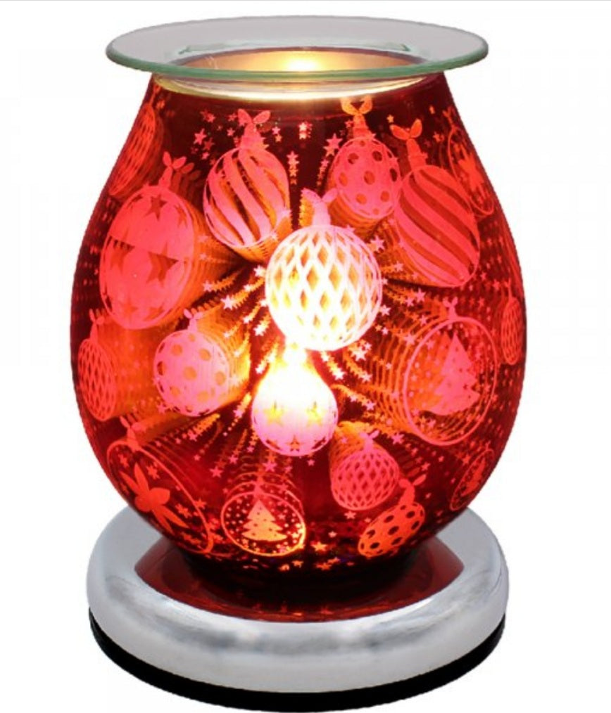 3D Red Bauble Electric Burner