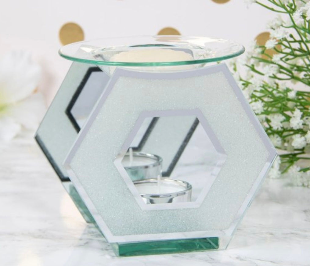 Hex Glitter Wax Melt Oil Burner