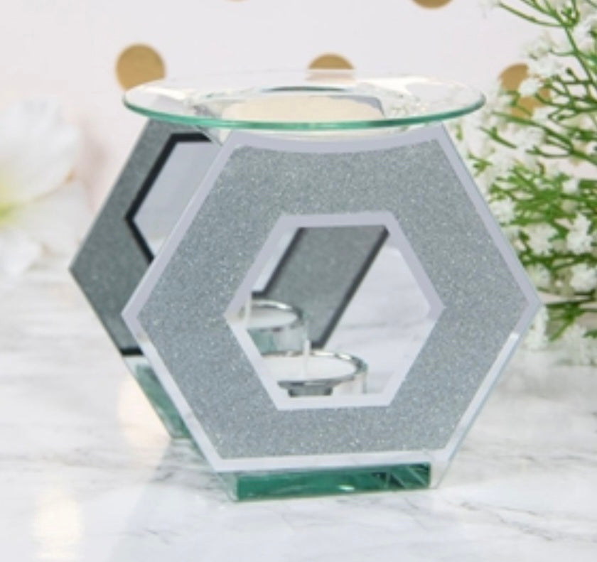 Hex Glitter Wax Melt Oil Burner