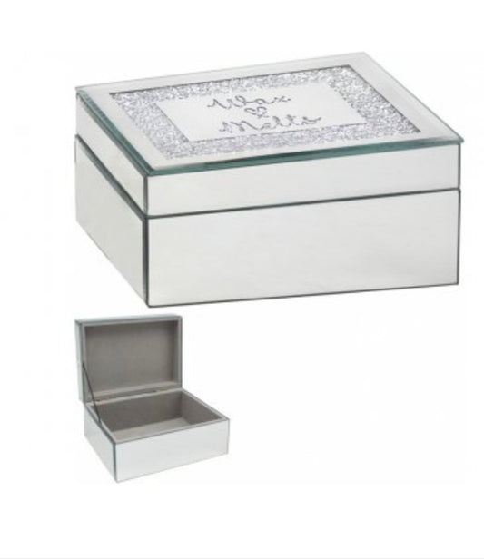 Mirror Crystal Wax Melt Box - small - Medium - Large