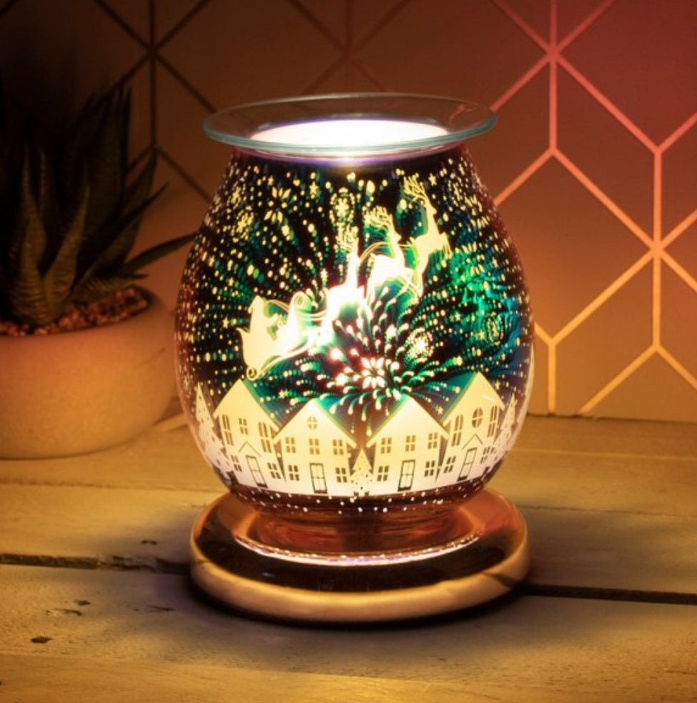 3D Gold Reindeer Electric Lamp